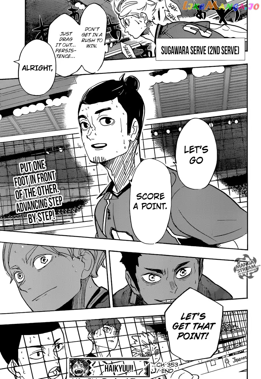 Haikyuu!!, Chapter 353 image 18